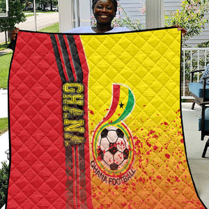 Ghana Soccer Quilt Black Stars Football - Road To Champion
