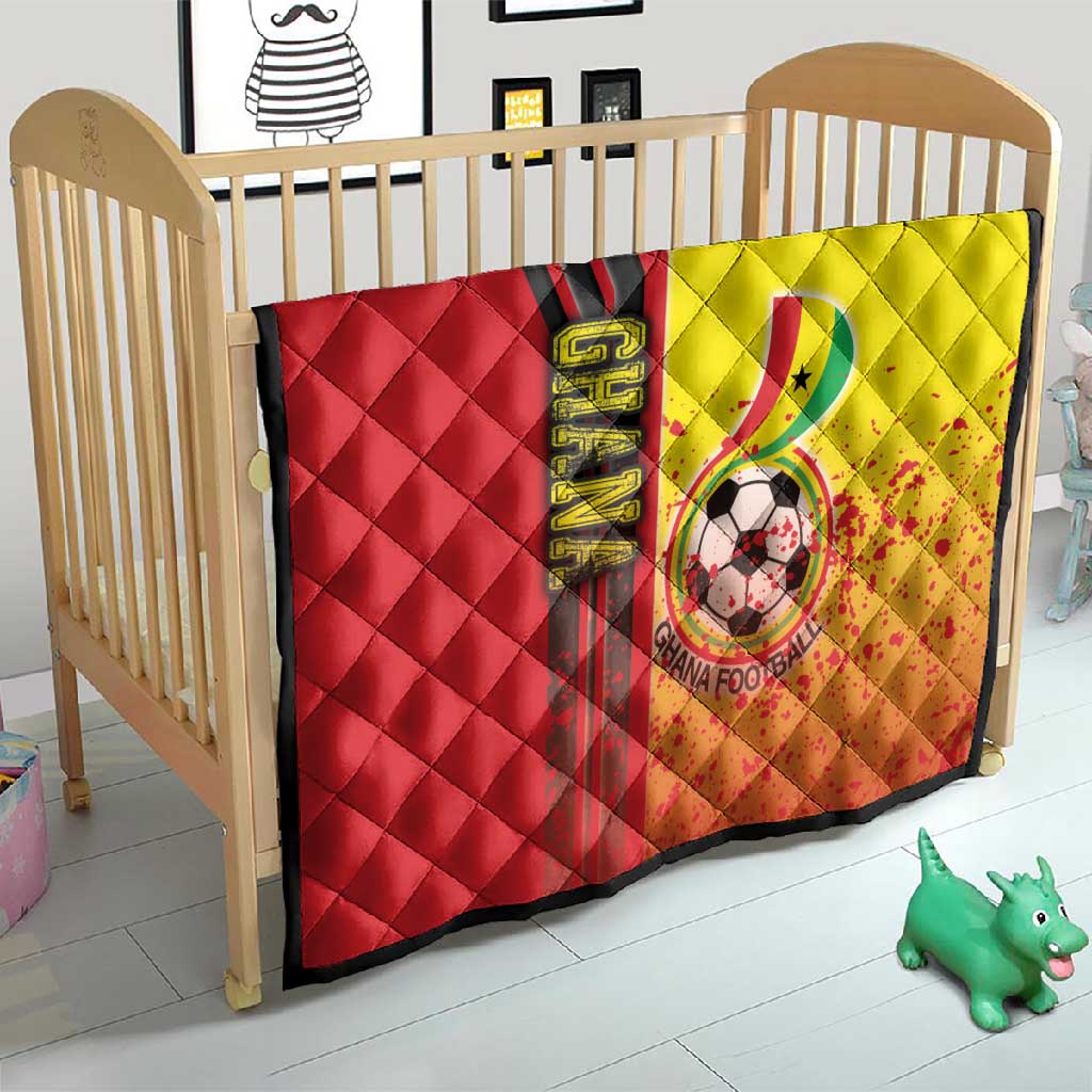 Ghana Soccer Quilt Black Stars Football - Road To Champion