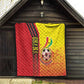 Ghana Soccer Quilt Black Stars Football - Road To Champion