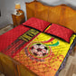 Ghana Soccer Quilt Bed Set Black Stars Football - Road To Champion