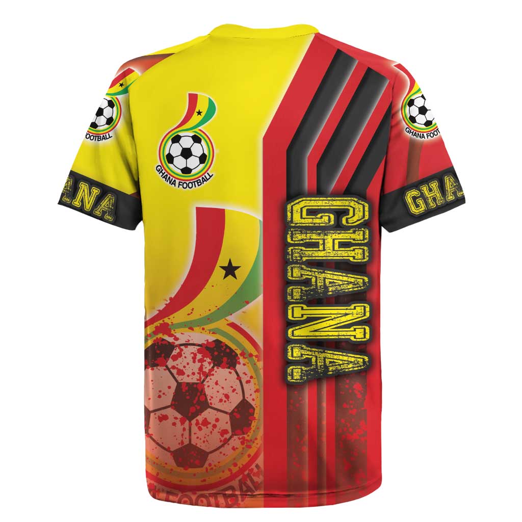 Ghana Soccer Rugby Jersey Black Stars Football - Road To Champion