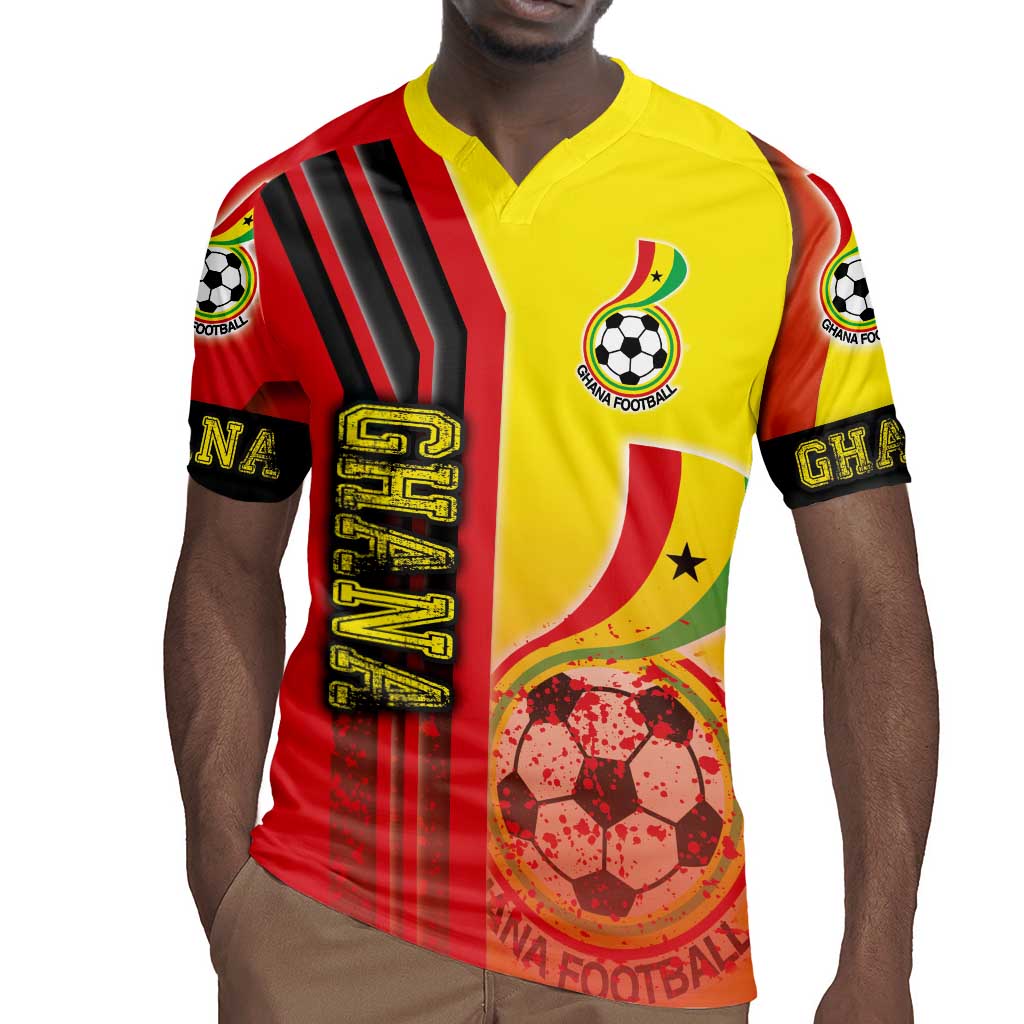 Ghana Soccer Rugby Jersey Black Stars Football - Road To Champion