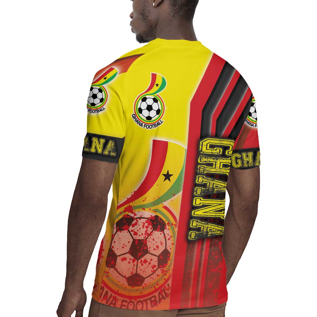 Ghana Soccer Rugby Jersey Black Stars Football - Road To Champion