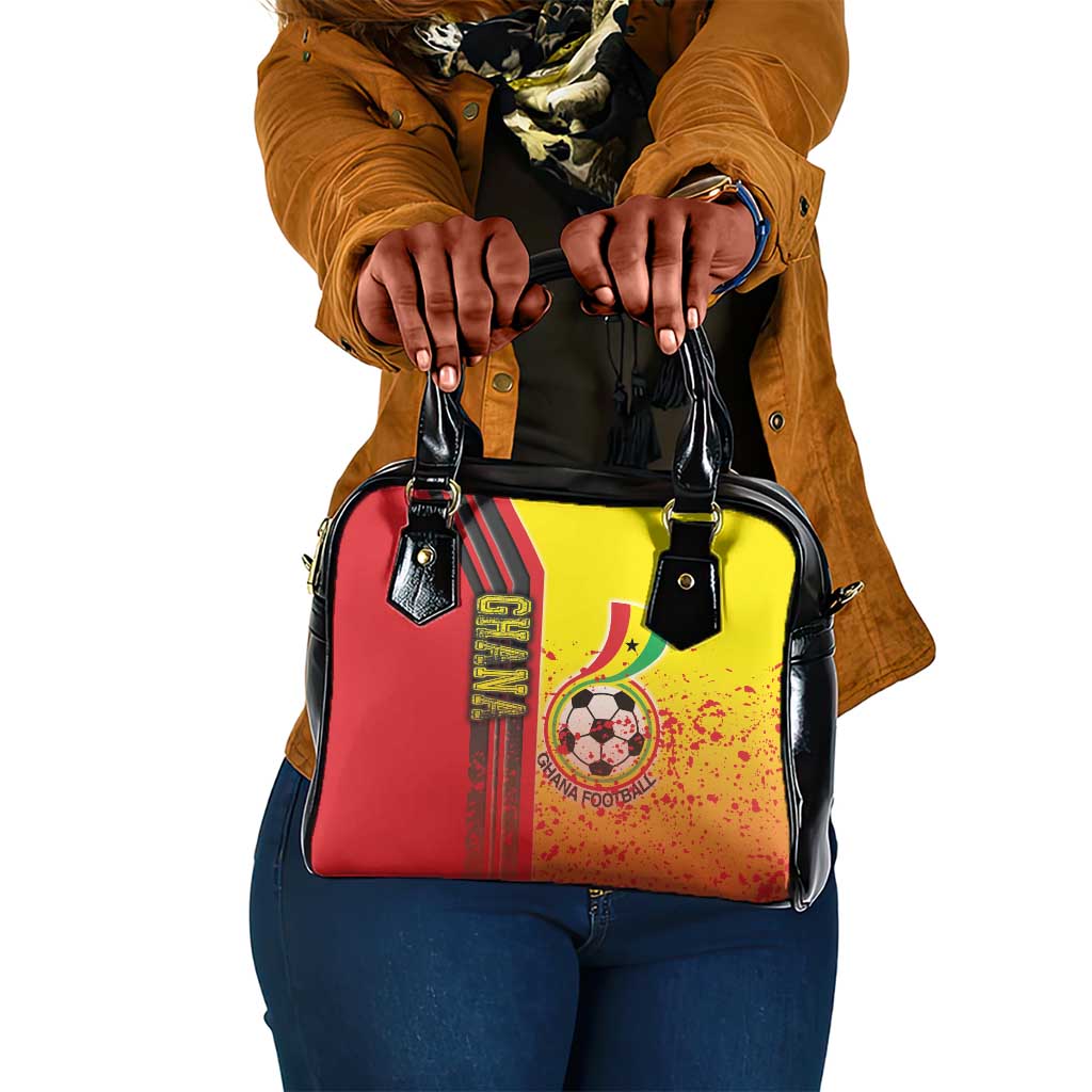 Ghana Soccer Shoulder Handbag Black Stars Football - Road To Champion