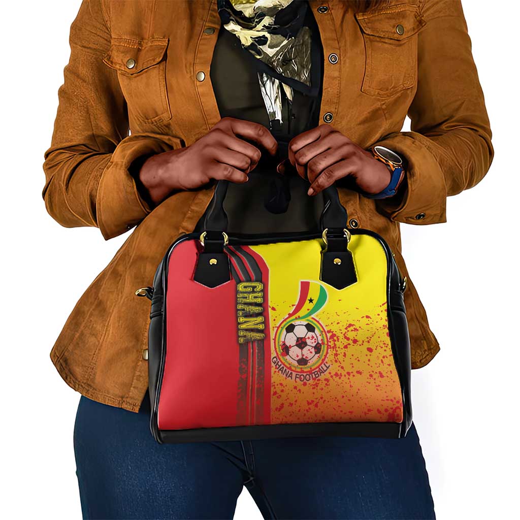 Ghana Soccer Shoulder Handbag Black Stars Football - Road To Champion