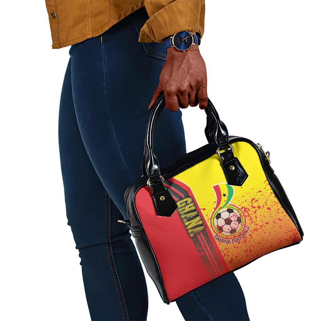 Ghana Soccer Shoulder Handbag Black Stars Football - Road To Champion