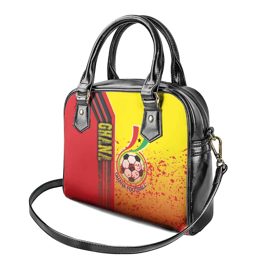Ghana Soccer Shoulder Handbag Black Stars Football - Road To Champion