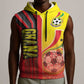 Ghana Soccer Sleeveless Hoodie Black Stars Football - Road To Champion - African Pride