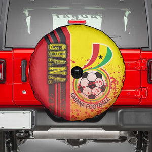 Ghana Soccer Spare Tire Cover Black Stars Football - Road To Champion