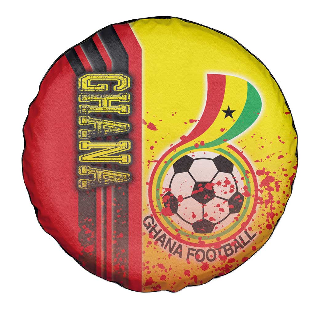 Ghana Soccer Spare Tire Cover Black Stars Football - Road To Champion