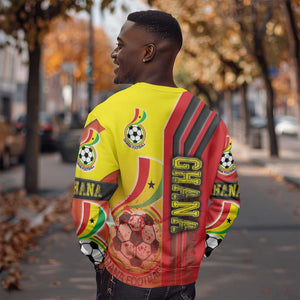 Ghana Soccer Sweatshirt Black Stars Football - Road To Champion