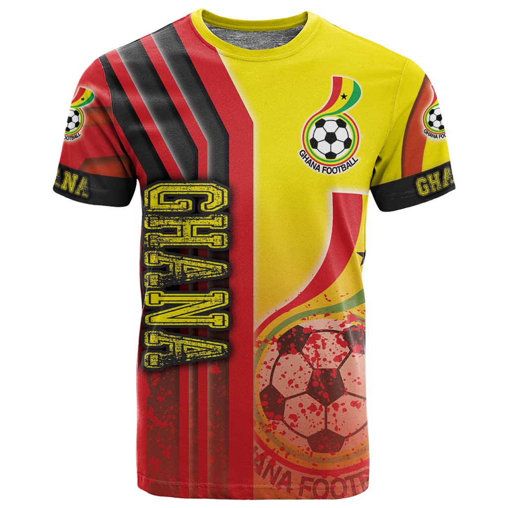 Ghana Soccer T shirt Black Stars Football - Road To Champion