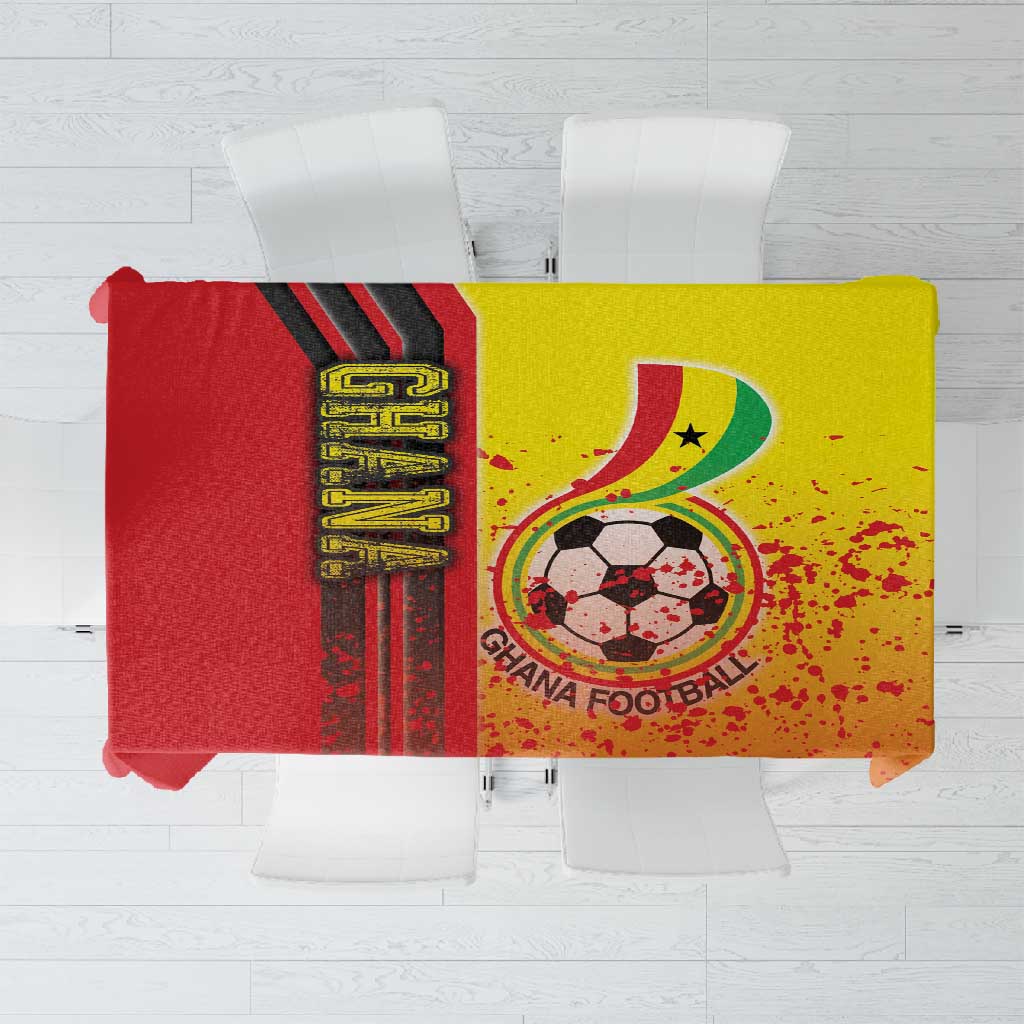 Ghana Soccer Tablecloth Black Stars Football - Road To Champion