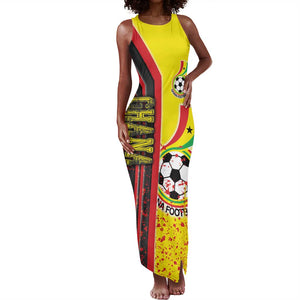 Ghana Soccer Tank Maxi Dress Black Stars Football - Road To Champion