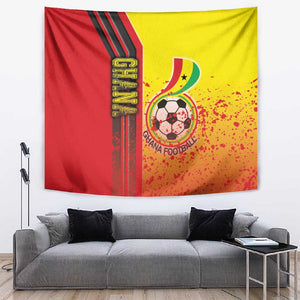 Ghana Soccer Tapestry Black Stars Football - Road To Champion