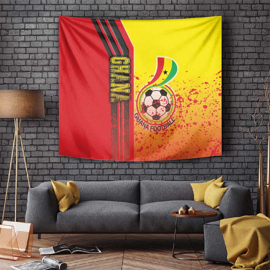 Ghana Soccer Tapestry Black Stars Football - Road To Champion