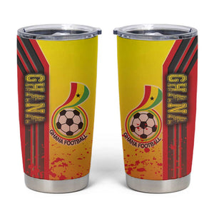 Ghana Soccer Tumbler Cup Black Stars Football - Road To Champion