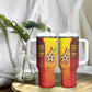 Ghana Soccer Tumbler With Handle Black Stars Football - Road To Champion