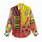 Ghana Soccer Women Casual Shirt Black Stars Football - Road To Champion