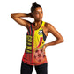 Ghana Soccer Women Racerback Tank Black Stars Football - Road To Champion