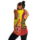 Ghana Soccer Women Racerback Tank Black Stars Football - Road To Champion