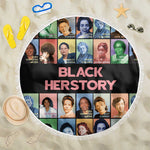 Afro Black Herstory Beach Blanket African Women History