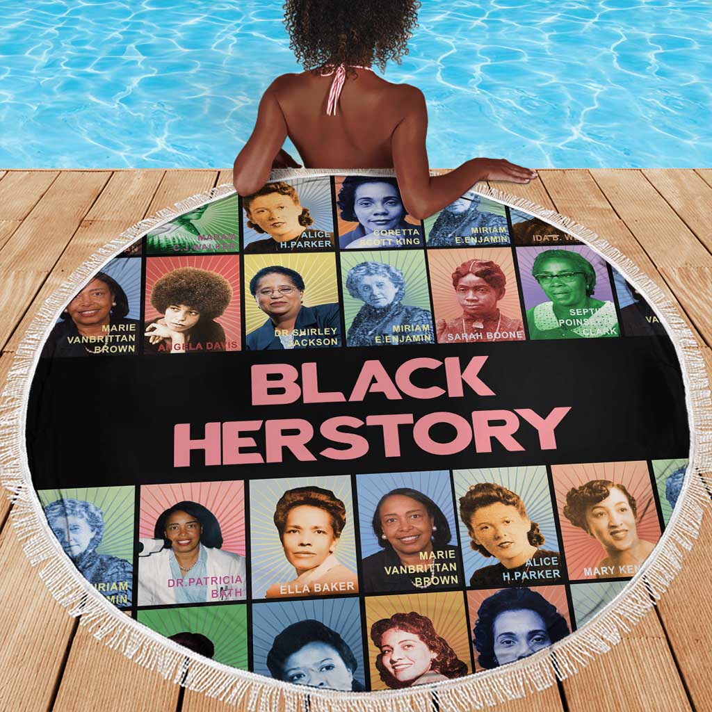 Afro Black Herstory Beach Blanket African Women History