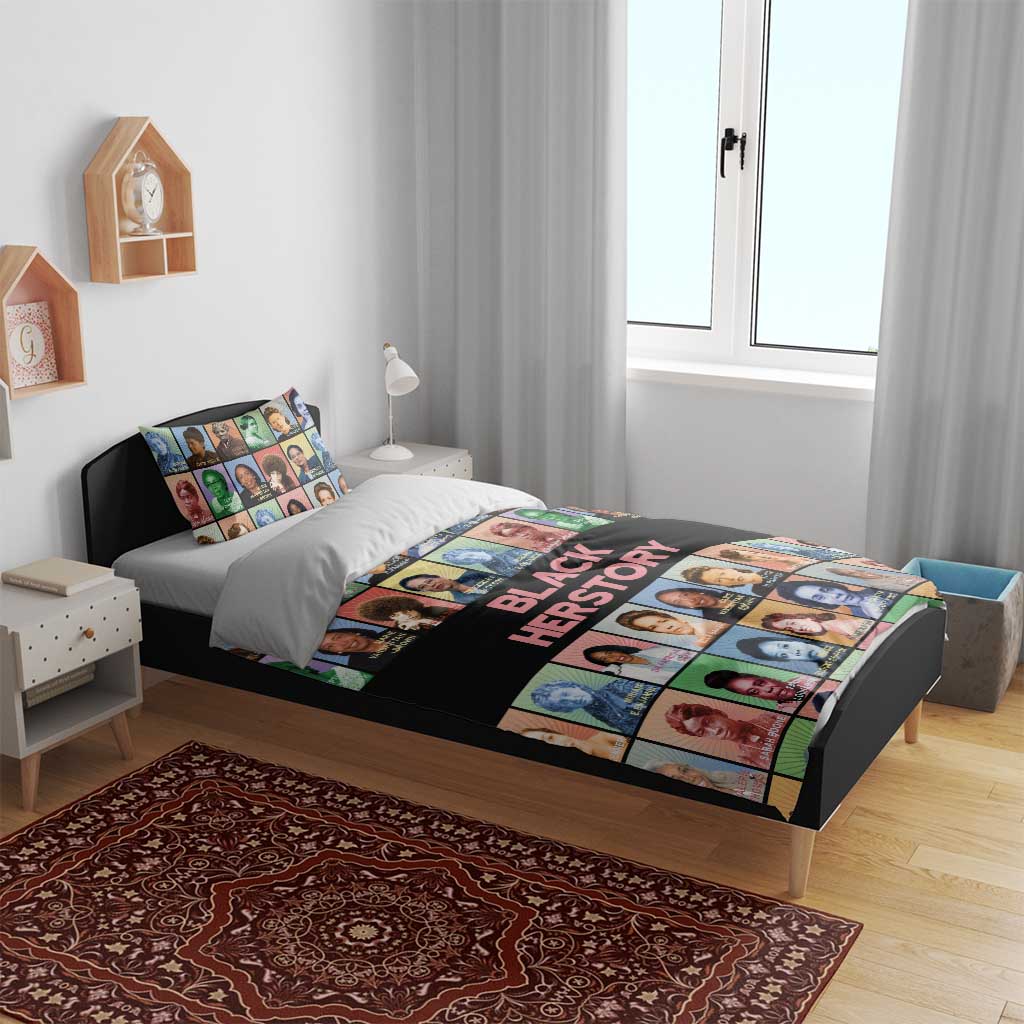 Afro Black Herstory Bedding Set African Women History