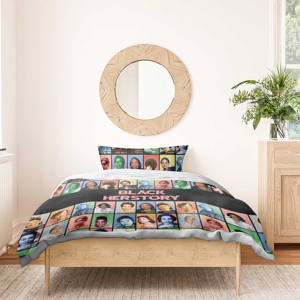 Afro Black Herstory Bedding Set African Women History