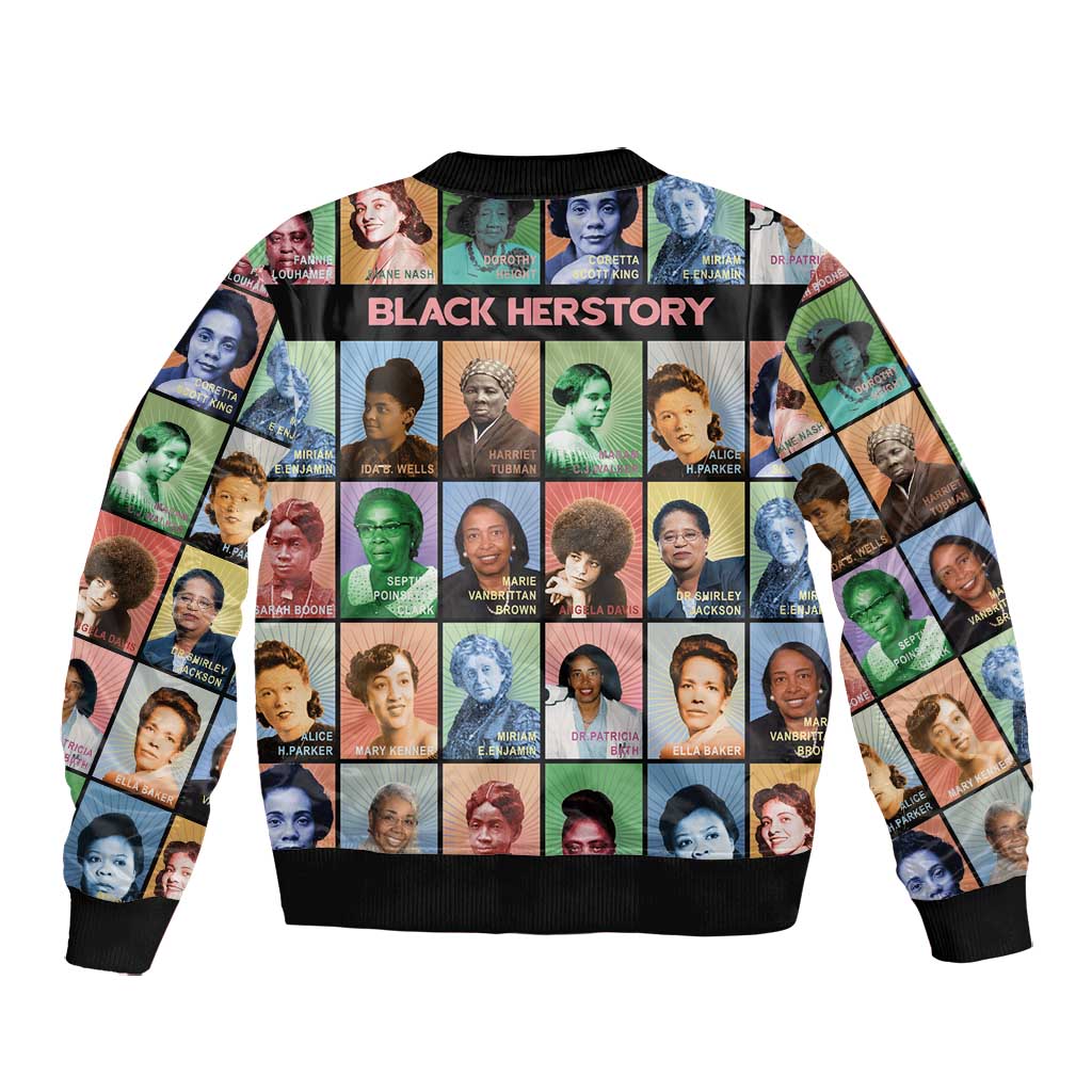 Afro Black Herstory Bomber Jacket African Women History