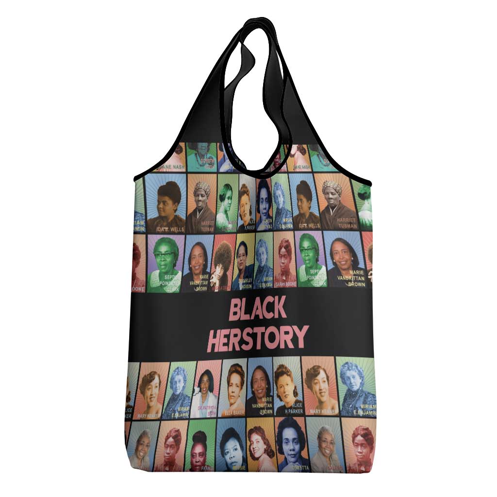 Afro Black Herstory Grocery Bag African Women History