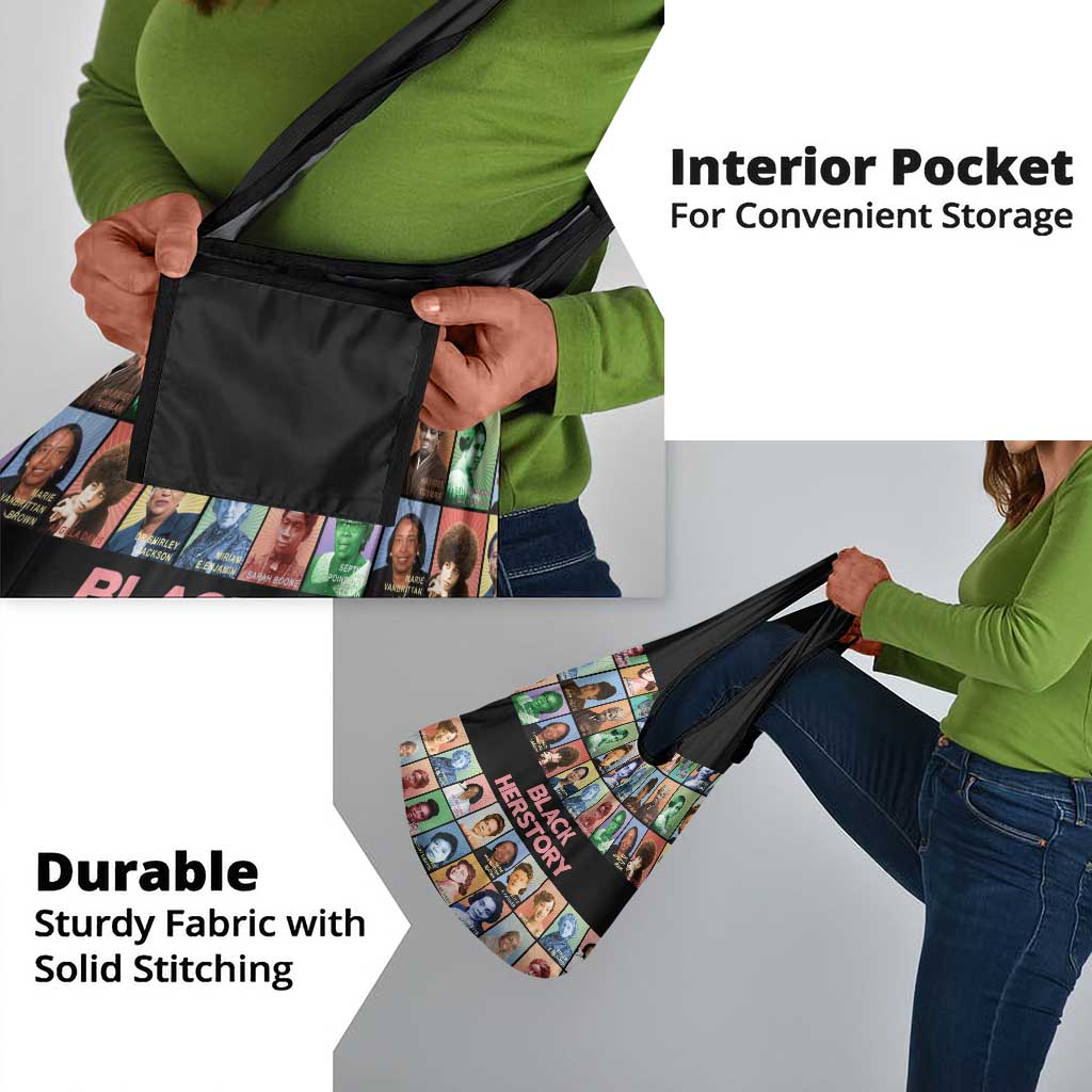 Afro Black Herstory Grocery Bag African Women History