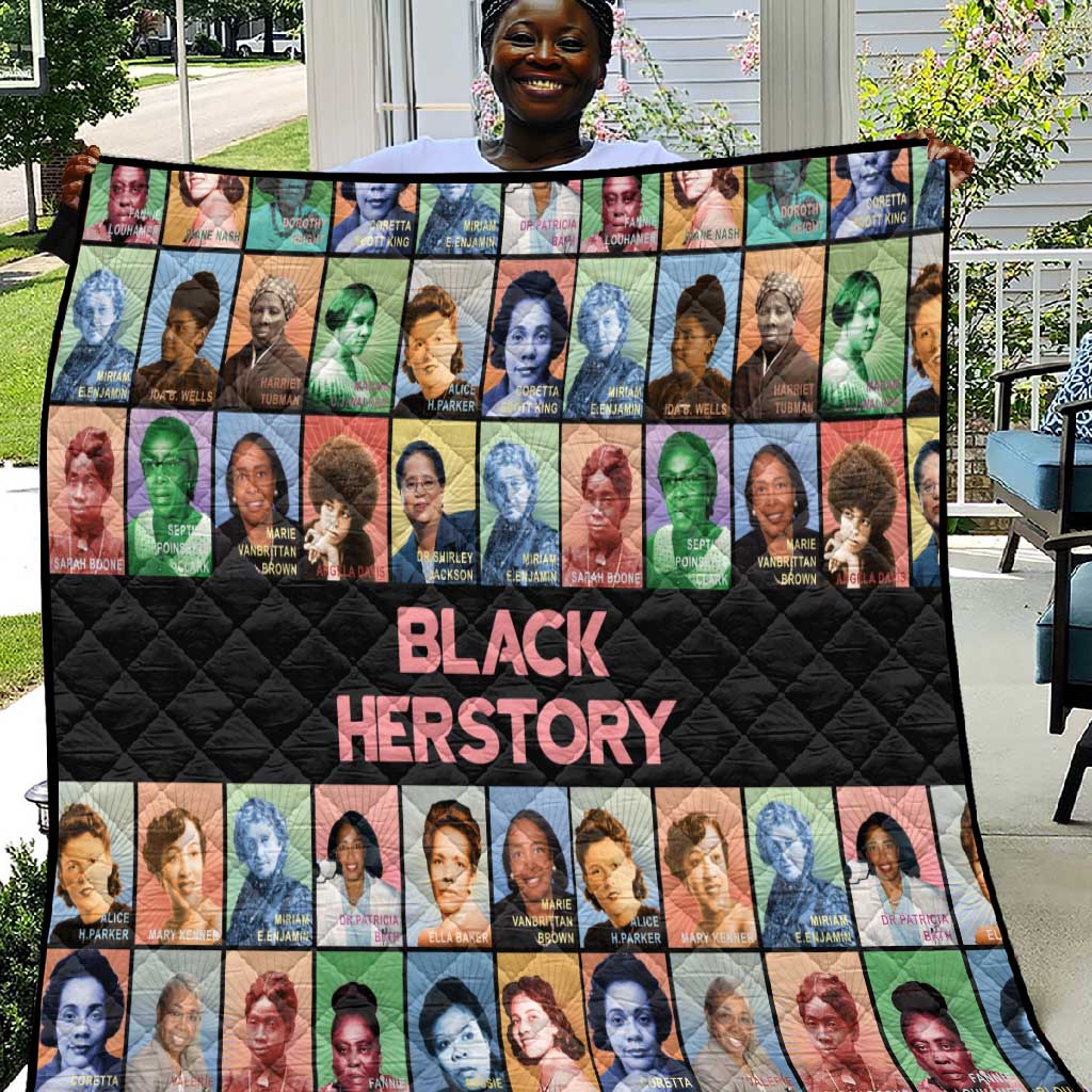 Afro Black Herstory Quilt African Women History