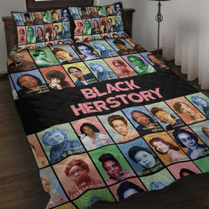 Afro Black Herstory Quilt Bed Set African Women History