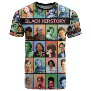 Afro Black Herstory T shirt African Women History
