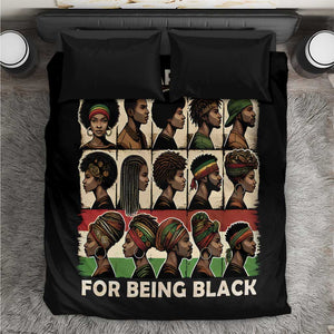 Never Apologize for Being Black Bedding Set African Pride