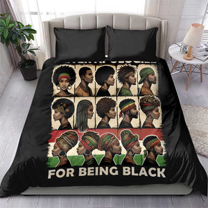 Never Apologize for Being Black Bedding Set African Pride