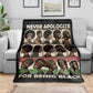 Never Apologize for Being Black Blanket African Pride