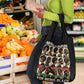 Never Apologize for Being Black Grocery Bag African Pride