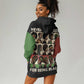 Never Apologize for Being Black Hoodie Dress African Pride
