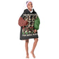 Never Apologize for Being Black Kid Wearable Blanket Hoodie African Pride