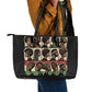 Never Apologize for Being Black Leather Tote Bag African Pride