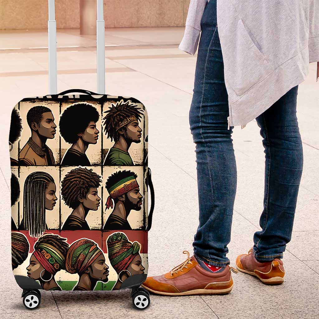 Never Apologize for Being Black Luggage Cover African Pride