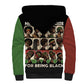 Never Apologize for Being Black Sherpa Hoodie African Pride