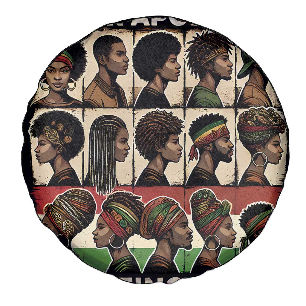Never Apologize for Being Black Spare Tire Cover African Pride