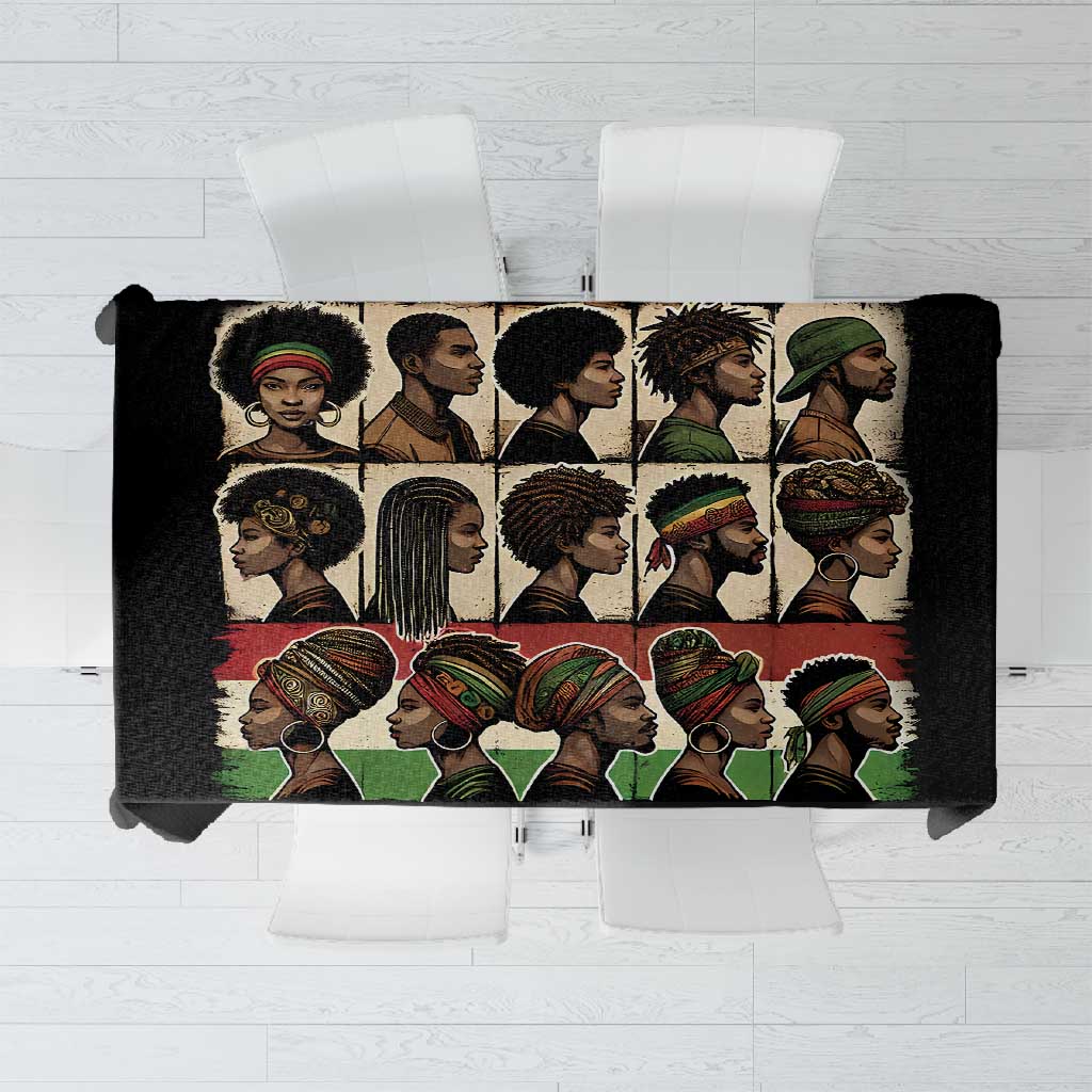 Never Apologize for Being Black Tablecloth African Pride