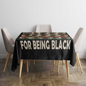 Never Apologize for Being Black Tablecloth African Pride