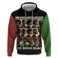 Never Apologize for Being Black Zip Hoodie African Pride