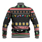 Ho Ho Ho Hold My Beer Santa Afro Baseball Jacket Christmas Beer