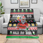Ho Ho Ho Hold My Beer Santa Afro Blanket Christmas Beer